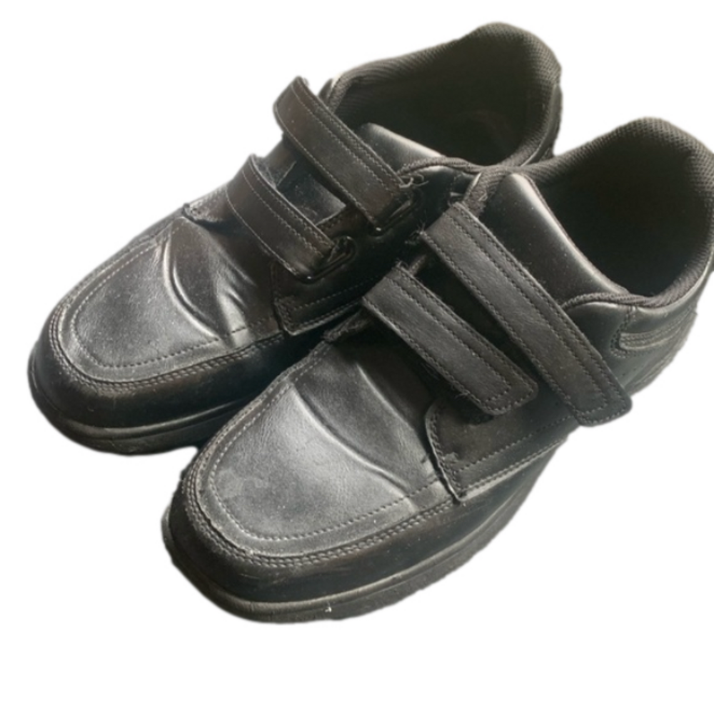 Black George Velcro shoes size 11